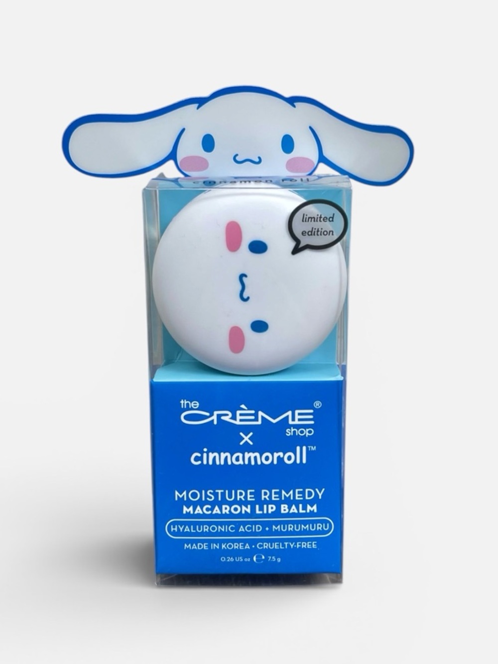 The Crème Shop x Cinnamoroll Macaron Lip Balm